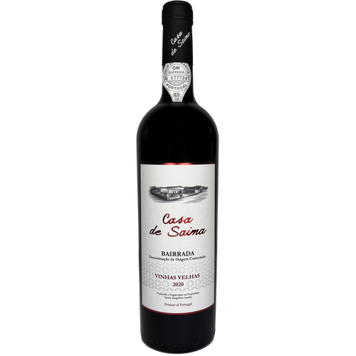 bottle of casa de saima vinhas velhas red wine